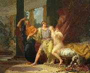Baron Jean-Baptiste Regnault Socrates Tears Alcibiades from the Embrace of Sensual Pleasure